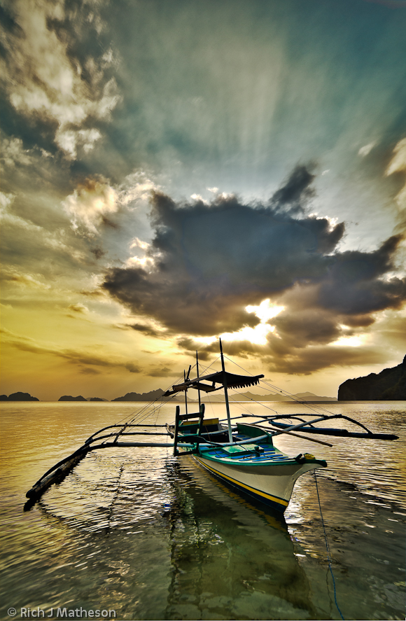 banka (pump-boat), Coron, Palawan Island, Philippines