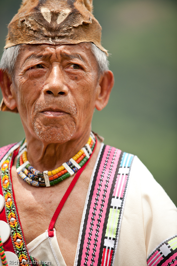 Bunun Aboriginal Tribesman in Namasia Township, Kaohsiung, Taiwan