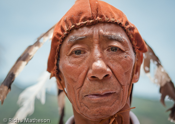 Bunun Aboriginal Tribesman in Namasia Township, Kaohsiung, Taiwan