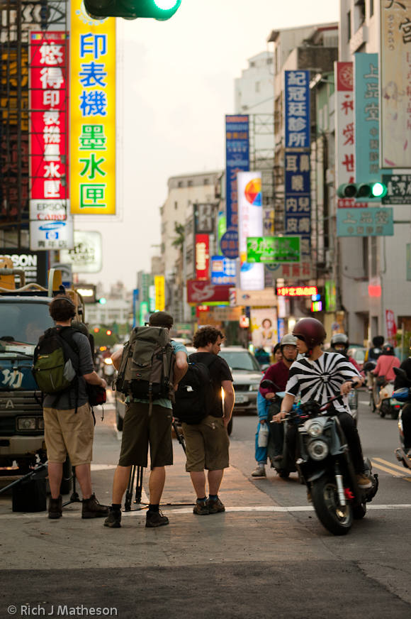 Canadian Crew Filming 'Spirit Medium' in Tainan City, Taiwan